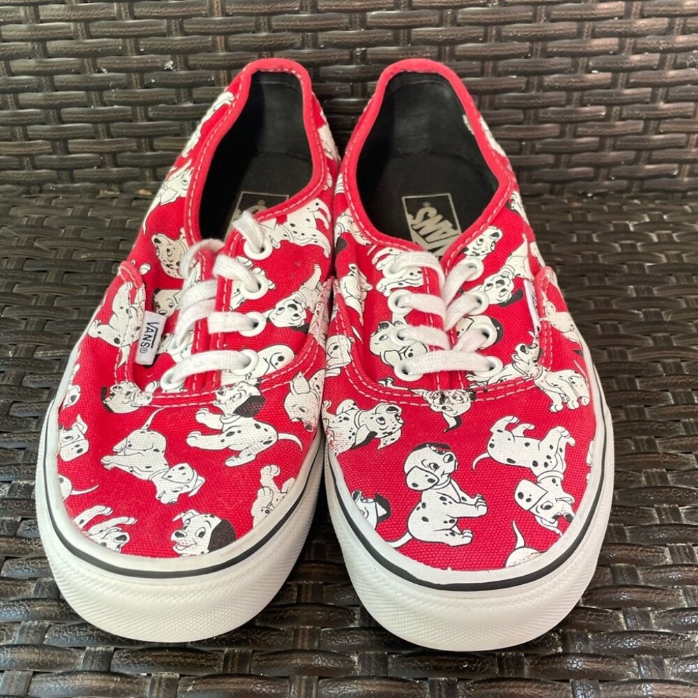 Vans 101 Dalmatians RARE Disney Low Profile Sneakers Lace Up Women’s 7
